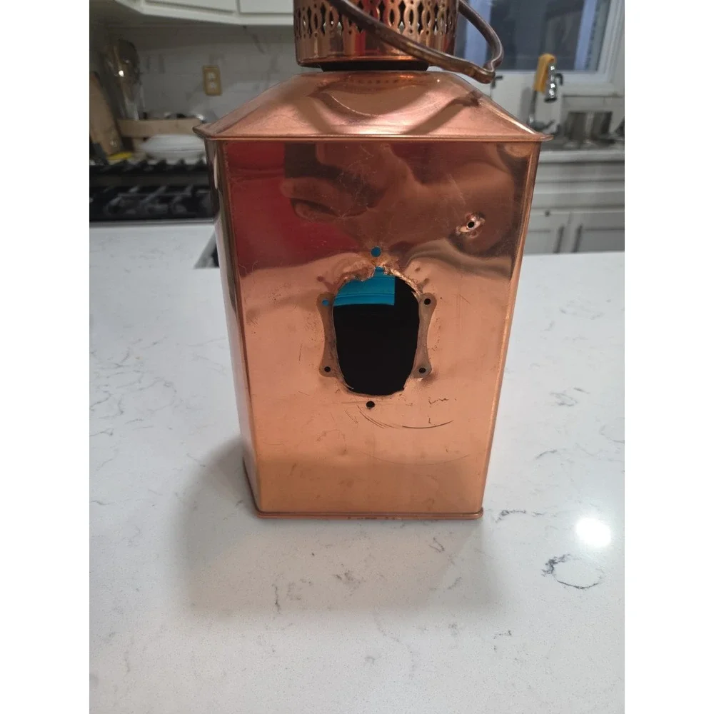 Vintage DHR Holland Stuurboord & Bakboord Nautical Lantern